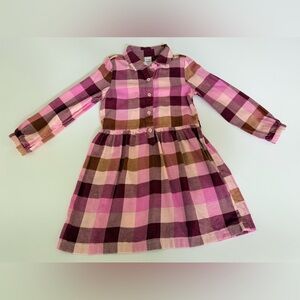 💖SALE 3x$15 Carter's Toddler Plaid Cotton Flannel Shirt Dress